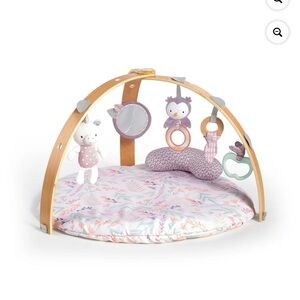 Baby inguenity tummy time mat. Reversible. Comes with toys and pillow